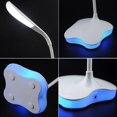 thumbnail image 2 of Trèfle à Quatre Feuilles Lampe de Bureau Multifonction LED, Veilleuse Tactile Multimode Réglable, Veilleuse pour l'Étude et le Travail. (Bleu), 2 of 8