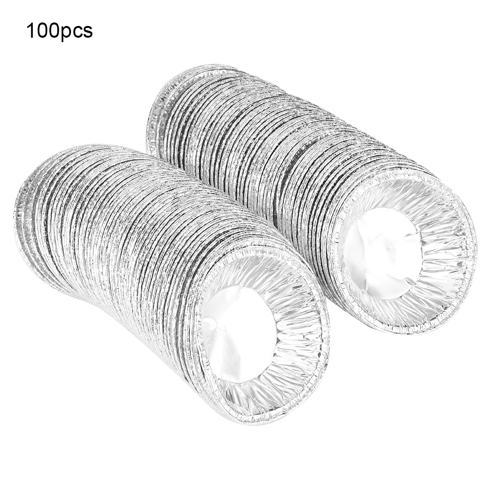 LYUMO Egg Tart Baking Mold,Cake Tin Mould,100PCS Non‑Stick Egg Tart Mold Cupcake Cake Cookies