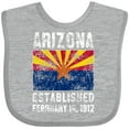 thumbnail image 3 of Inktastic Established February 14, 1912 Arizona Flag Boys or Girls Baby Bib, 3 of 4