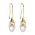 thumbnail image 2 of Pendientes vintage de moda para mujer con perlas en forma de gota, pendientes clásicos y versátiles, 2 of 8