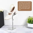 thumbnail image 4 of uxcell 2Pcs Shoe Display Stand, Stainless Steel High Heel Shoe Display Stand, Rust-proof Sandals Shoe Support Rack Holder Forms Inserts for Shoe Store Retail Home, Gold, 4 of 6