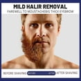 thumbnail image 5 of Crema depilatoria para hombres Pasta depilatoria suave y fresca Eliminador de barba y bigote Natural Suave -4313535970165, 5 of 5