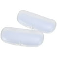 thumbnail image 3 of SHISUYAN 2Pcs PVC Frosted Eyeglasses Boxes Sunglasses Storage Boxes (Transparent), 3 of 5
