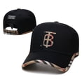 thumbnail image 2 of IojC Burberry Sombrero De Verano De Ocio Al Aire Libre Deportes Dentro De La Marea Marca De Béisbol Gorra Para Hombres Y Mujeres, 2 of 4