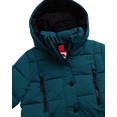 thumbnail image 3 of CANADA WEATHER GEAR Girls’ Winter Coat – Stadium Length Quilted Puffer Parka Jacket (7-16), 3 of 7