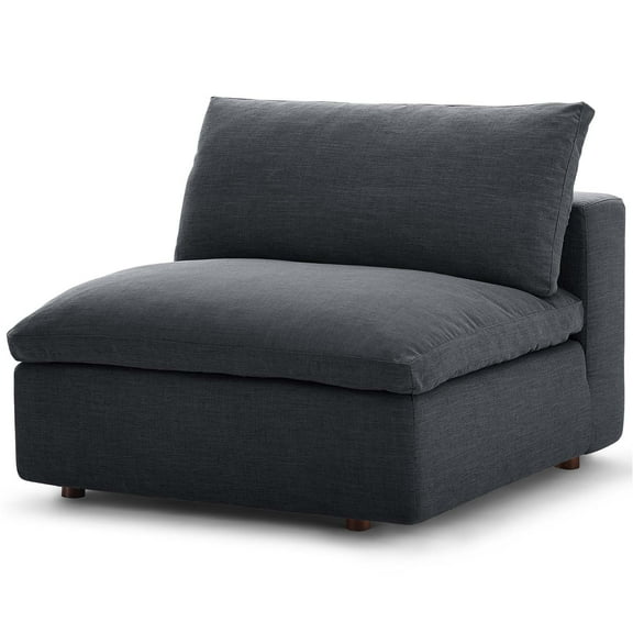 Modern Contemporary Urban Design Living Room Lounge Club Lobby Armchair Accent Chair, Fabric, Grey Gray