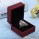 thumbnail image 1 of Caja de anillo de bodas, caja de regalo de joyería roja, propuesta de fotografía de boda para compromiso Ecomeon  no, 1 of 5