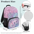 thumbnail image 7 of Pzuqiu Cute Axolotl Personalized School Backpack for Kids Girls Large Capacity Customized Schoolbags with Side Pockets Bookbags 17 Inches Custom Backpacks with Name for Teens, 7 of 7