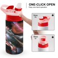 thumbnail image 4 of Mobile Suit Gundam Kids Water Bottle with Silicone Straw And Spill-Proof Lid, 12 Oz Stainless Steel Double-Wall Vacuum Insulated Water Bottles for Boys Girls, 4 of 8