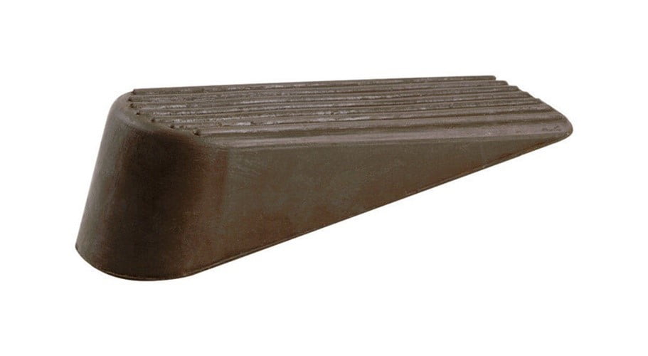DOOR STOP RUBBER BROWN