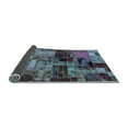 thumbnail image 2 of Ahgly Company Indoor Square Patchwork Light Blue Transitional Area Rugs, 4' Square, 2 of 4