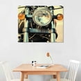 thumbnail image 2 of Nawypu  Canvas Wall Art Vintage Headlight Lamp Motorcycle Poster Art Prints Modern Home Decor Stretched and Framed Ready to Hang for Mens Bedroom Decor Gift, 2 of 4