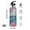 thumbnail image 5 of ALAZA Whale Swims in The Sea Water Bottle Insulated Flask Stainless Steel Straw Lid 20 oz, 5 of 6