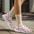 thumbnail image 3 of COEQINE Dachshund Heart Pink Tennis Shoes for Women Girls Cute Dog Puppy Print Sneakers Lightweight Athletic Work Shoes Footwear for Jogging Training Climbing Hiking, 3 of 7