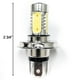 Biltek Phare LED Conversion Ampoule H4 à Conduit de Haute Lumière de Feux de Croisement Scooter de Moto – image 5 sur 5