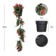thumbnail image 2 of Plantas artificiales artificiales en macetas, plantas en macetas verdes para el hogar, oficina, escritorio, ventana, baño, dormitorio, exterior, interior, 2 of 5