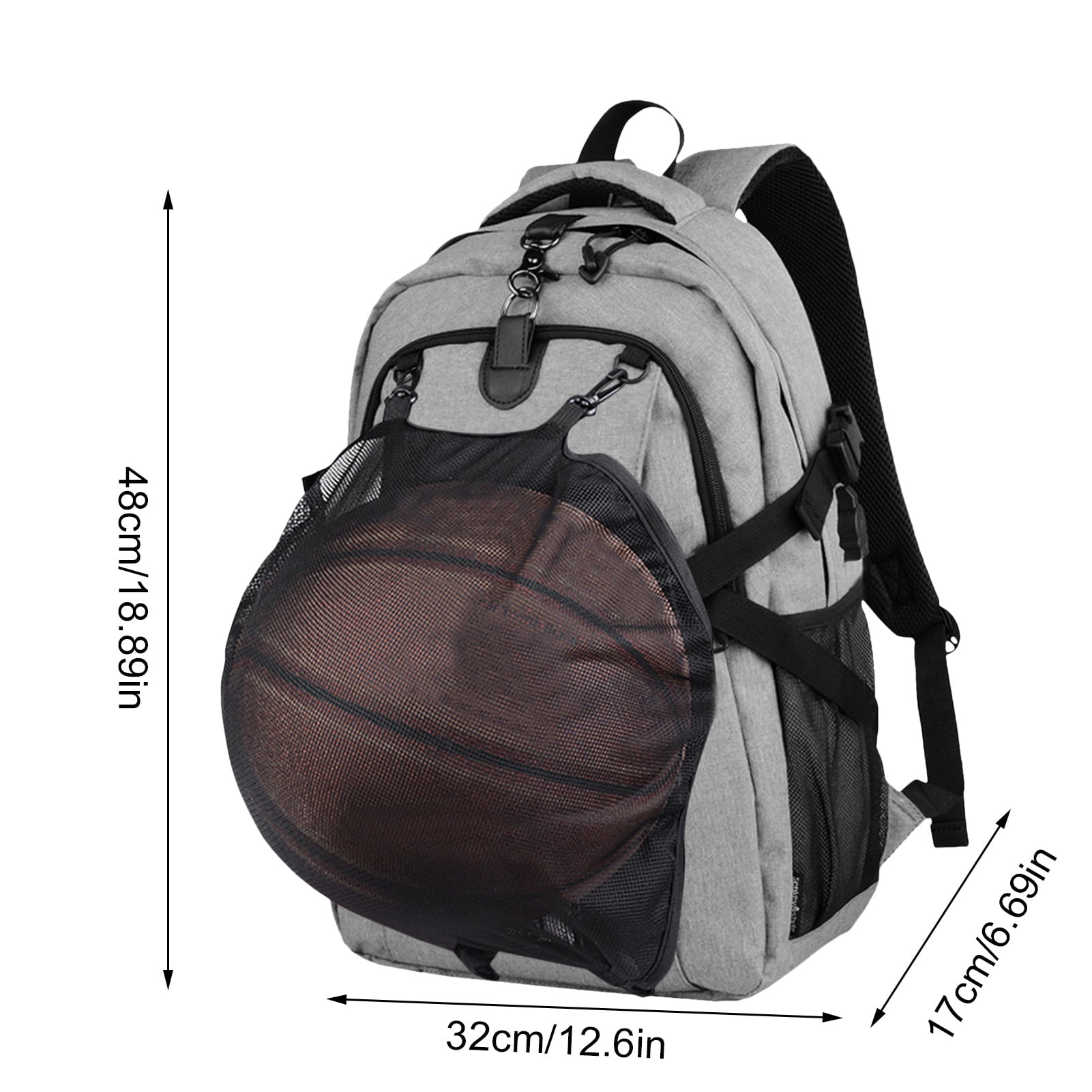 backpack with ball compartment