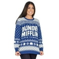 thumbnail image 5 of The Office Dunder Mifflin Blue Ugly Christmas Sweater, 5 of 7