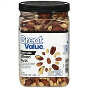 Great Value Mixed Nuts Party Size, 36 Oz.