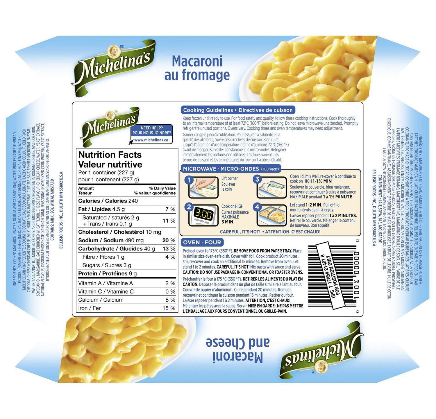 Michelina's Light Macaroni And Cheese