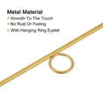 thumbnail image 4 of Unique Bargains 8' Square Metal Floral Hoop Frame Macrame Ring Wreath, Gold Tone 3 Pack, 4 of 5