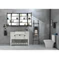 thumbnail image 2 of Miekor Furniture Solid Wood Bathroom Vanities Without Tops 48 in. W x 20 in. D x 33.60 in. H Bath Vanity in White B3A270, 2 of 8