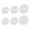 Transparent, variant on Silicone Ear Tips for BUDS Earbuds Replacement Eartips Buds Enhances Sound Isolation (3Sizes)
