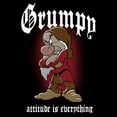 thumbnail image 2 of Men's Snow White and the Seven Dwarfs Grumpy Attitude is Everything  Graphic T-Shirt, 2 of 5