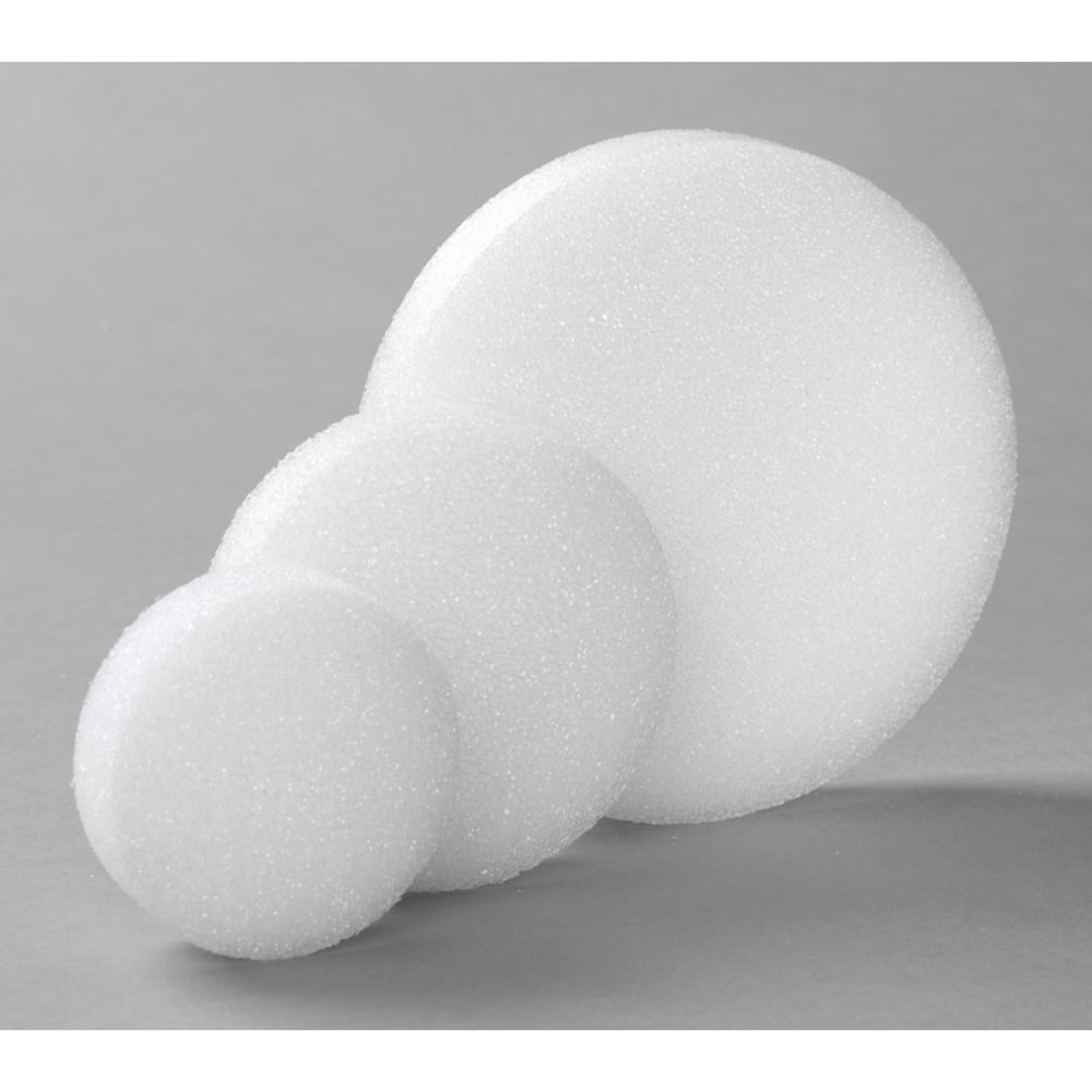 FloraCraft Foam Disc 0.9 inch x 9.8 inch White