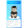 thumbnail image 2 of Cartoon PhD hat doll Plush toy PhD doll Graduation season commemorative gift, 2 of 3