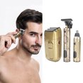 thumbnail image 4 of Nose Hair Clipper, Powerful LCD Display Electric Hair Trimmer Exquisite Carving Cordless  For Male For Salon, 4 of 8