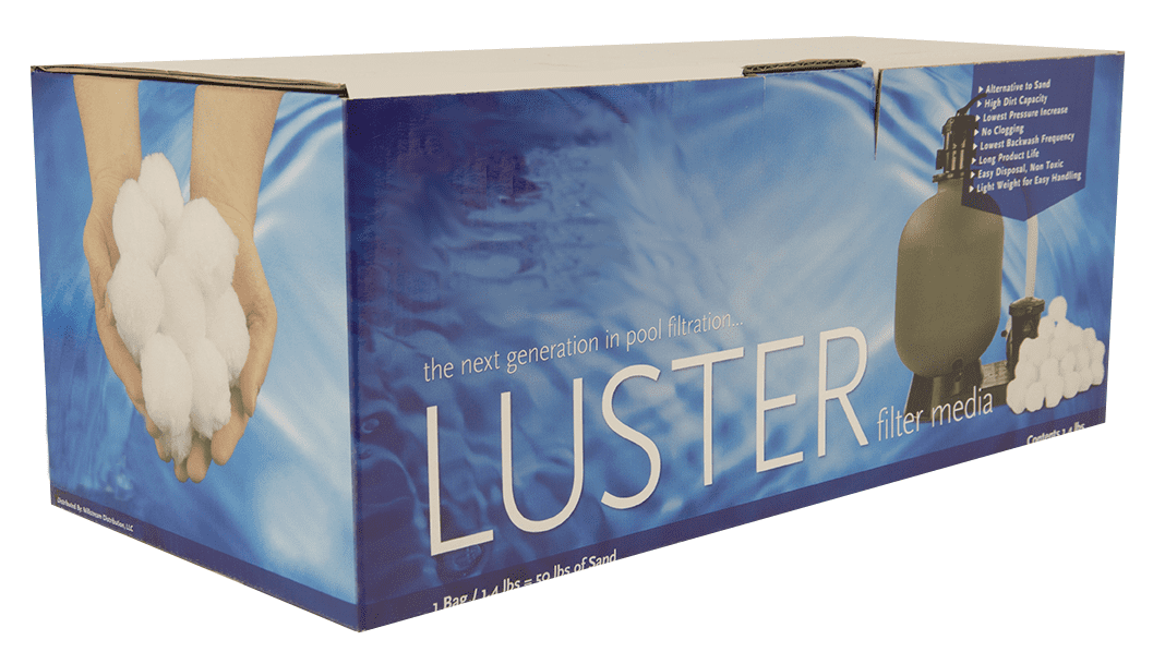 Luster Alternative Swimming Pool Sand Filter Media1 Box Equal to 50LBS of Sand