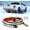 Red, variant on MUMQAQ Truck Tailgate Strip Light LED Bar Signal Break Reverse, Arrow Design Turn Signal Strip, Red & Amber Sequential Lighting, Waterproof Flexible Tailgate Light for Car