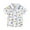 White, variant on Gbsyewxs Shirts For Boys Short Sleeve Crew Neck Car Print Fashion Summer Toddler Boys Girls Tees Silver Size 18-24 Months