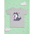 thumbnail image 3 of Cute Husky Dog Cartoon T-Shirt Infant -Image by Shutterstock,  24 Months, 3 of 4