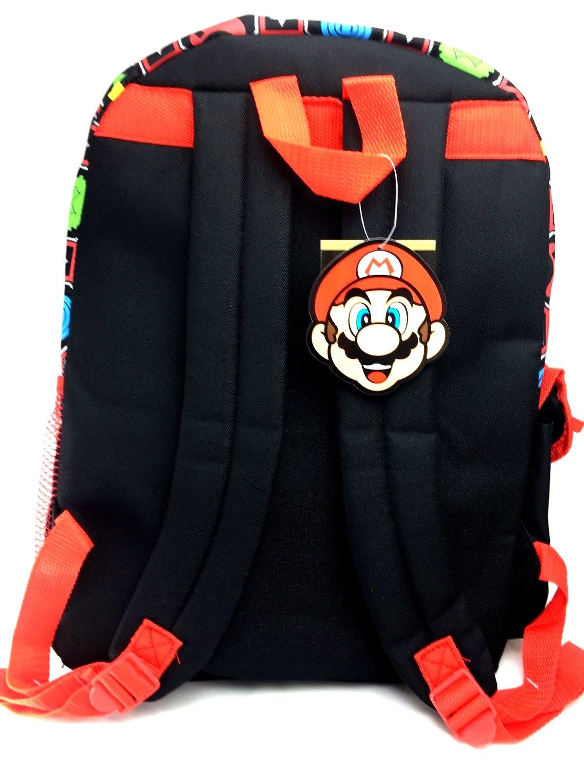 Mochila grande de 16 pulgadas para niños, edición Super Mario 3D Brother Team 2017 2