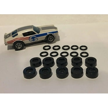 20 Urethane Tires For AFX Aurora Front and Rear HO Slot Car