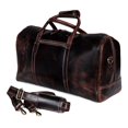 thumbnail image 3 of Bolso de Viaje Cuero Cuero Duffle doc huk 21 Pulgadas Genuino Bufalo, 3 of 5