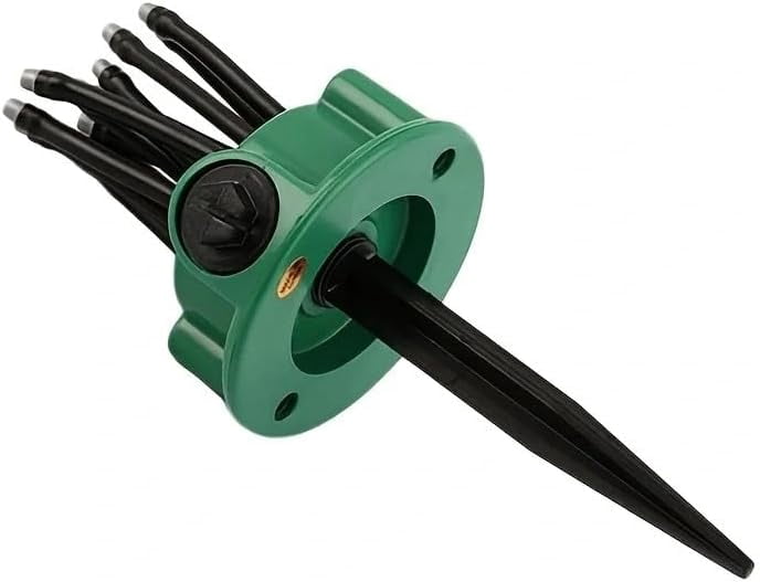 2pcs 360 Degree Garden Automatic Multi Sprinkler Garden Lawn Sprinklers Roof Cooling Sprinklers Watering Gardening Tools Housewarming Gift