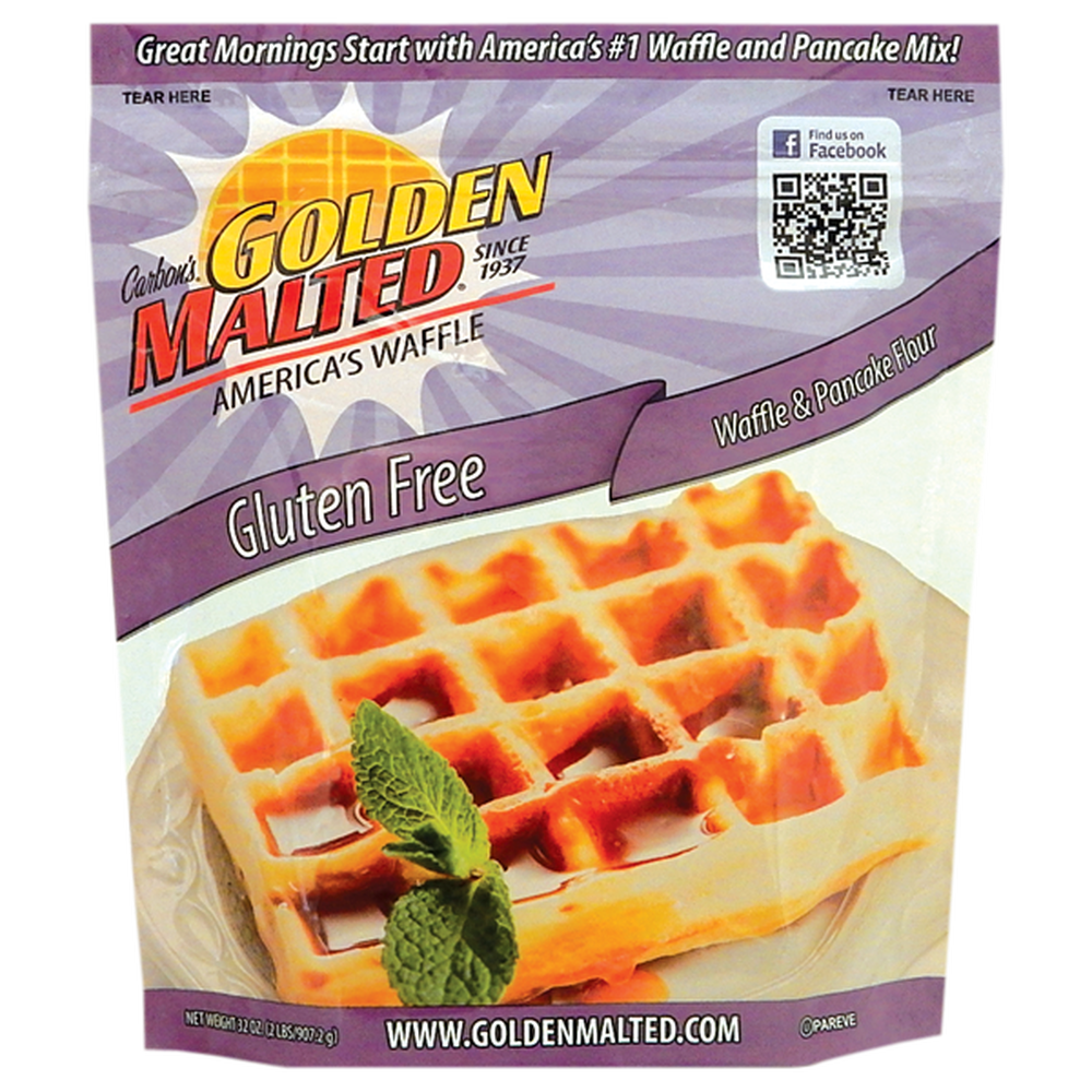 Golden Malted Gluten Free Waffle Pancake Mix Pack Of 4 Walmart