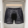 thumbnail image 2 of Xijirk Women Lace Padded Enhancer Shapewear Shorts with Lifter Pads for Daily Under Dresses Wear,Black,XXL, 2 of 5