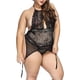 thumbnail image 2 of Zhuge Lencería Mujer Sexy Encaje Talla Grande L Negro, Conjunto Erótico para Noches Especiales, 2 of 5
