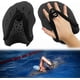 thumbnail image 1 of 1 Pair Hand Paddles for Swimming Swim Paddles with Adjustable Straps Strength Training Aid Pool for Adults Kids Unisex Black, 1 of 4