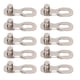 thumbnail image 2 of Conector De Cadena De Bicicleta De Liberación Rápida, Borde Más Suave 10 Pares Conector De Enlace De Cadena De Bicicleta De Plata De Alta Resistencia 11 Velocidades Para ANGGREK Otros, 2 of 8