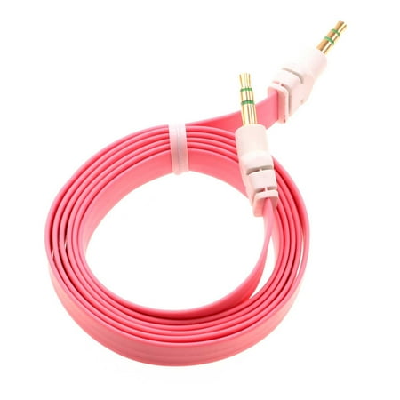 3.5mm Aux Cable for Samsung Galaxy A13 5G A03s Phones - Adapter Car Stereo Aux-in Audio Cord Speaker Jack Wire Flat