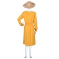 thumbnail image 4 of Womens Button Shirt Dress Long Sleeve Casual Party Dress with Pockets, 4 of 6