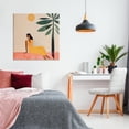 thumbnail image 3 of Stupell Industries Tropical Boho Woman People Painting Wrapped Canvas Art Print Wall Art, 36 x 36, 3 of 8