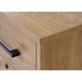 thumbnail image 4 of Modern Two Drawer Wood Laminate File Cabinet Fully Assembled Light Brown, 4 of 7