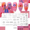 thumbnail image 1 of Xihbxyly Ofertas de iluminación Placas para estampación de uñas, patrones de personajes extravagantes, placas para decoración de uñas, imágenes de líneas de plantillas, 1 of 2