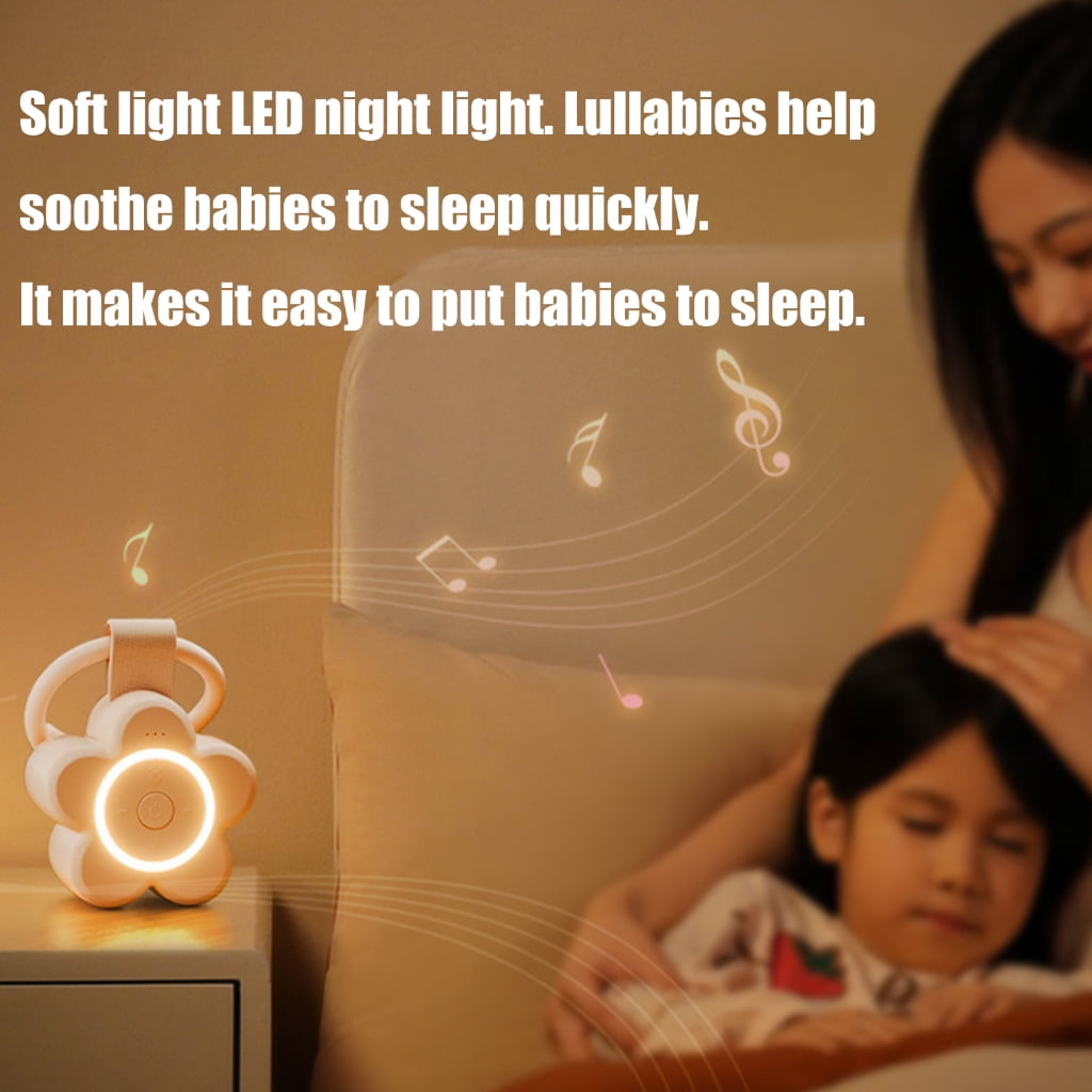 Zeiwohndc Portable Baby Sound Device White Noise Timers Sleep Aid Travel Soothers Stroller Clip